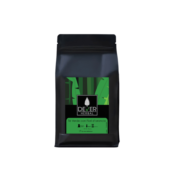 té verde persiano del Gilan con fiori di arancio